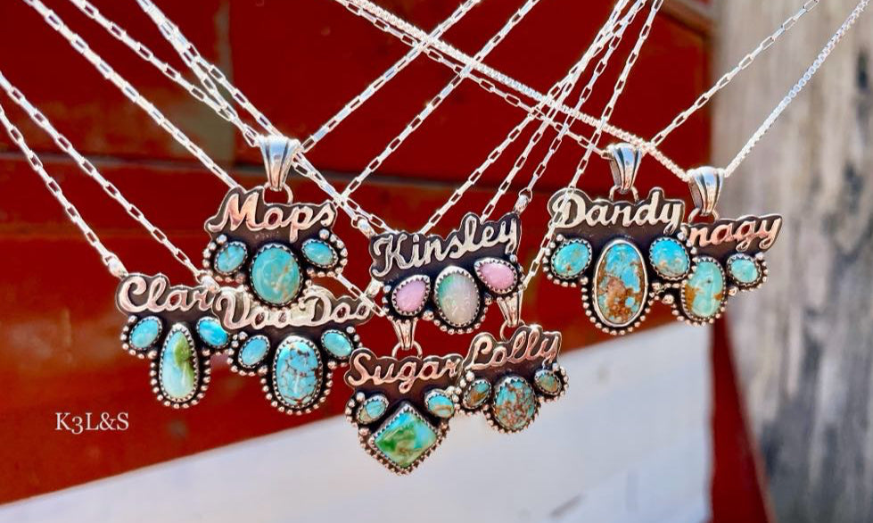 Pre Order Up to 4 Letters Custom Name Pendant image 1