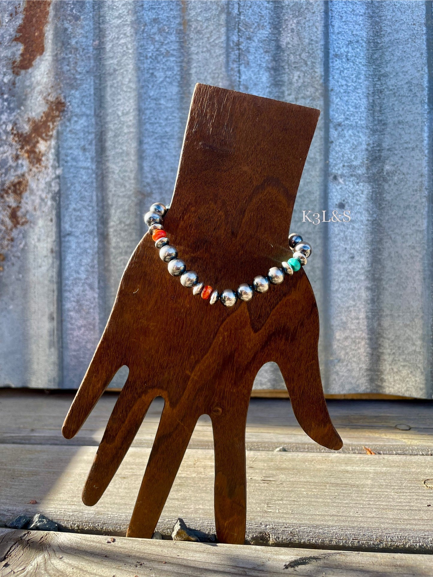 8mm Multi-Color Stretch Bracelet image 0