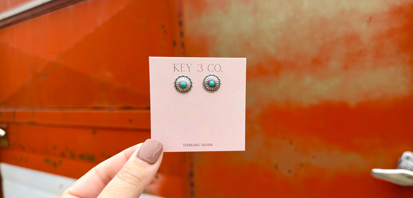 Small Scalloped Concho Studs #2