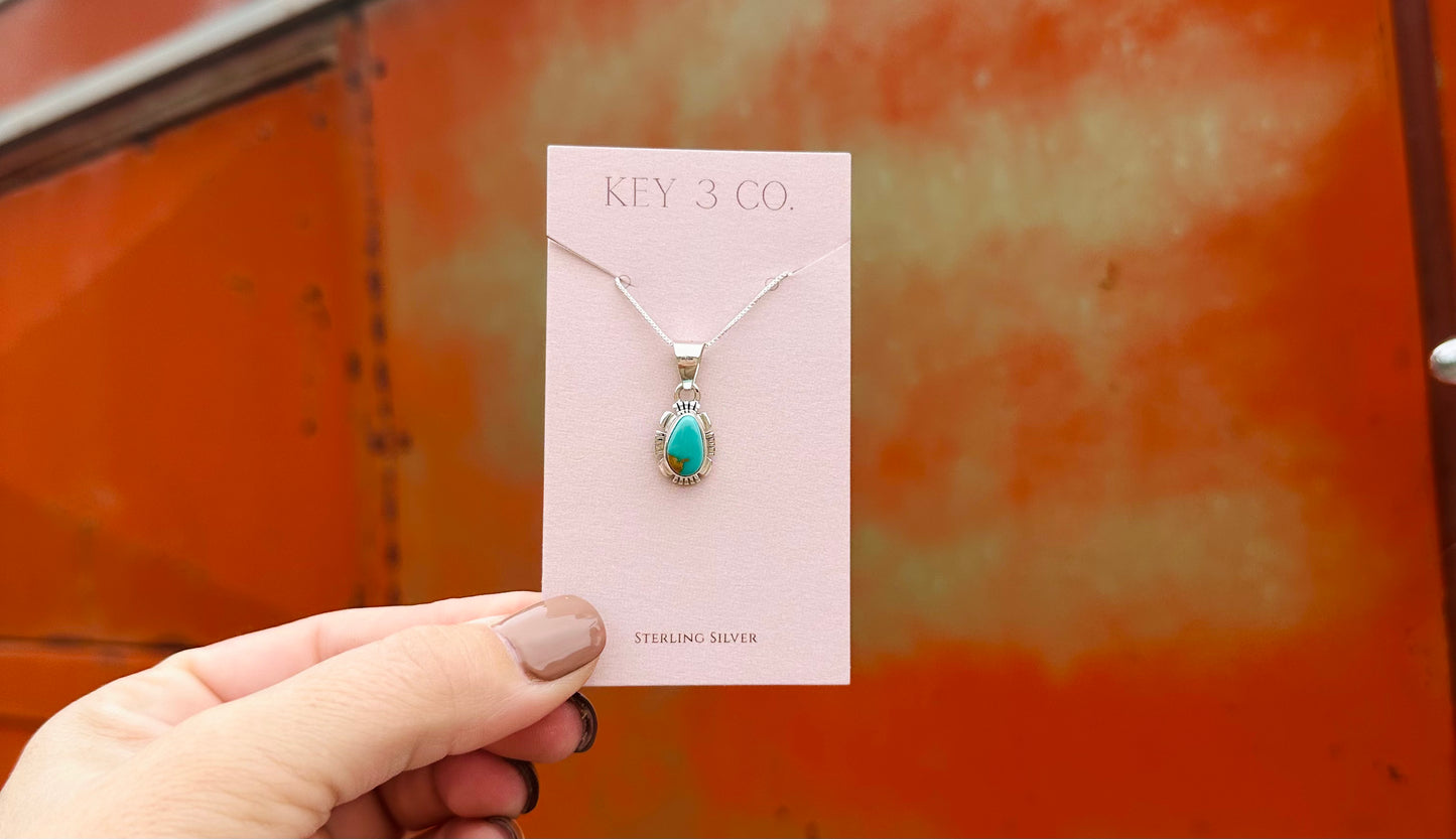 Serrated Royston Pendant