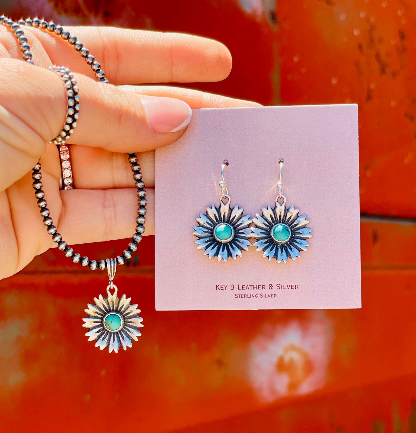 Molly Sunflower Earrings image 0