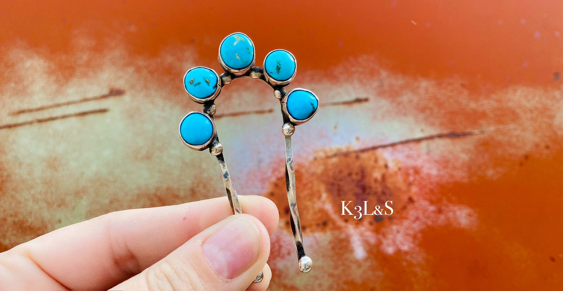 Turquoise Hair Pin image 1