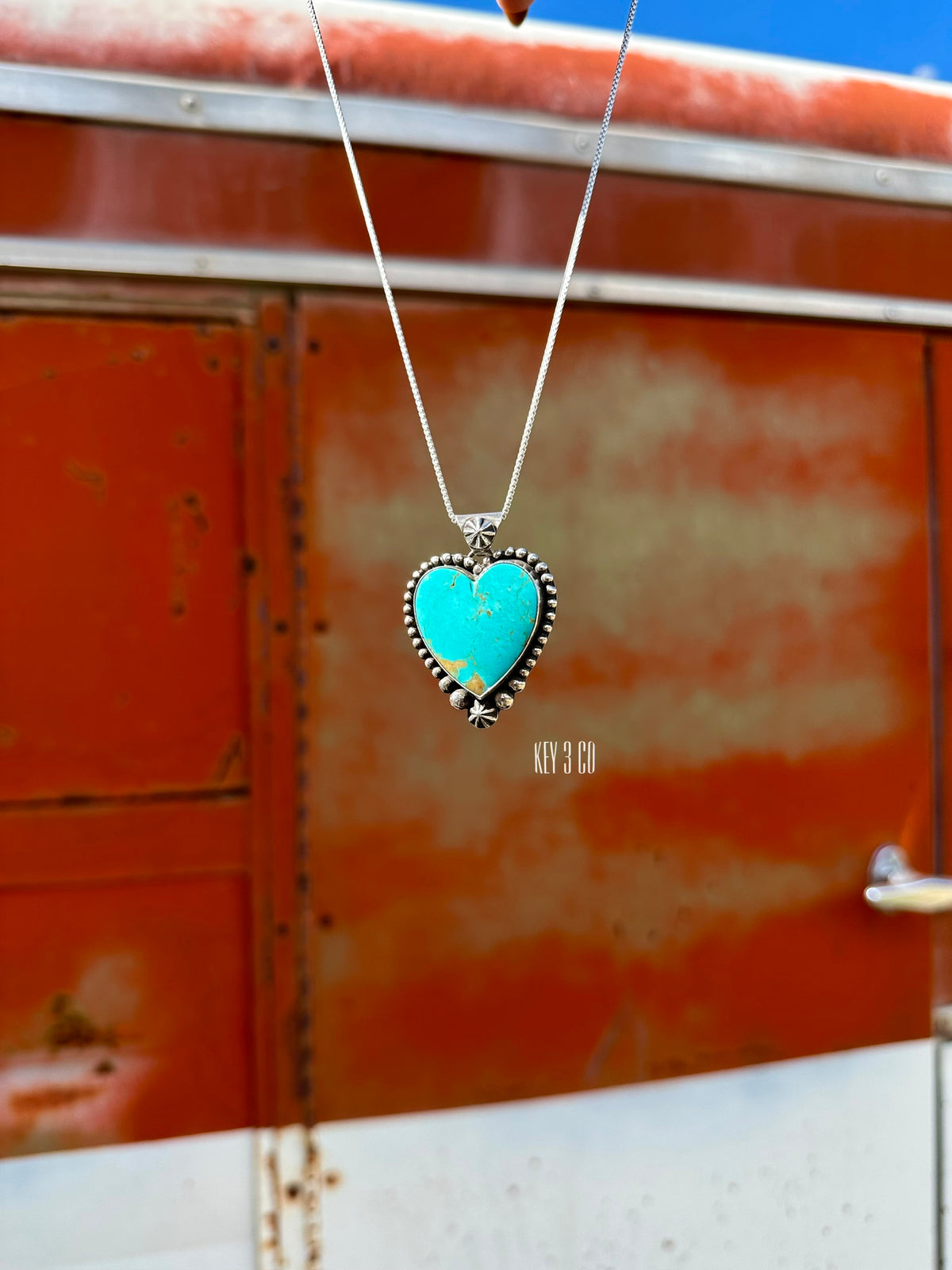 Large Turquoise Heart
