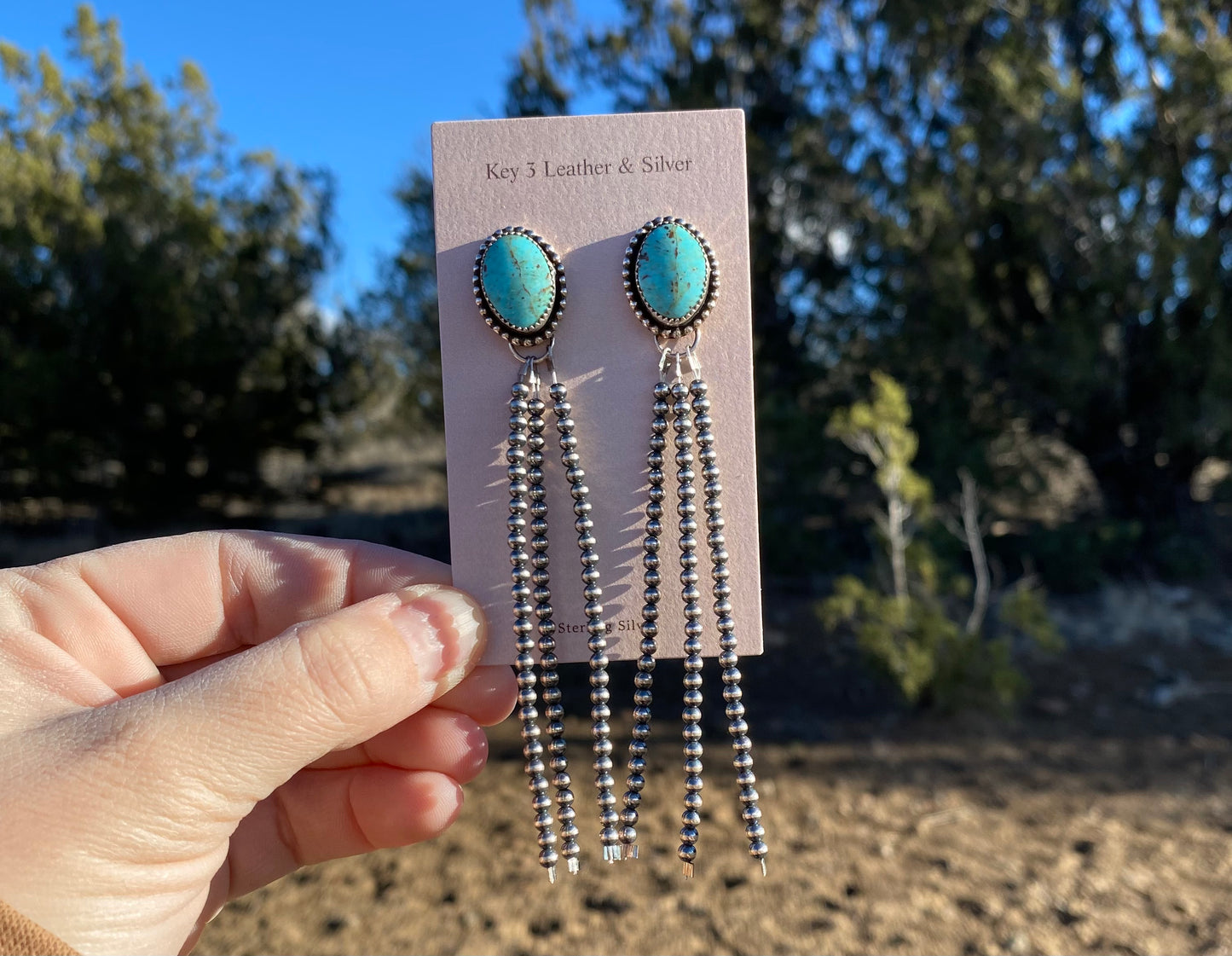 Kingman Pearl Dangles image 0