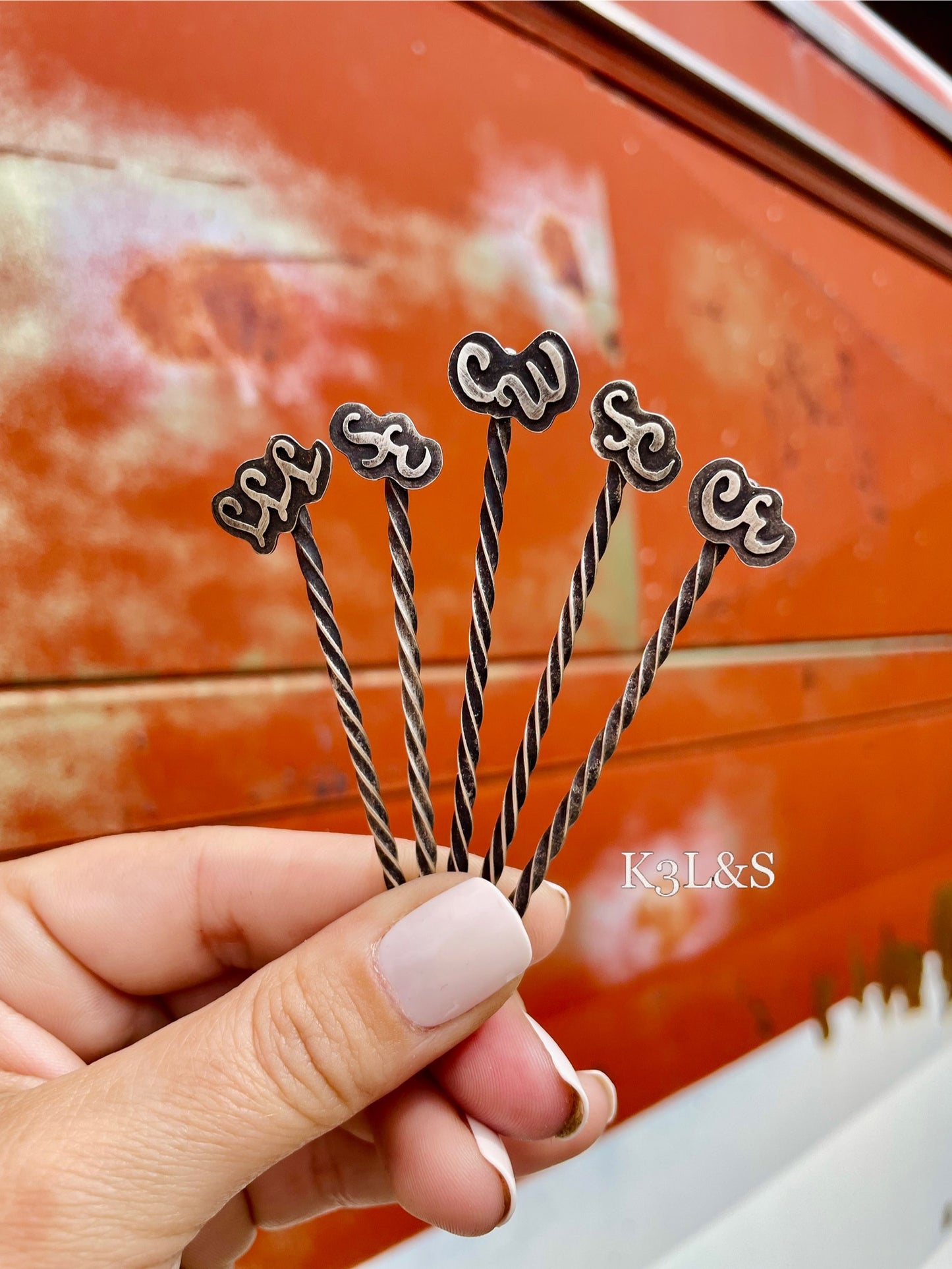 Custom Initial Cowboy Toothpick image 0