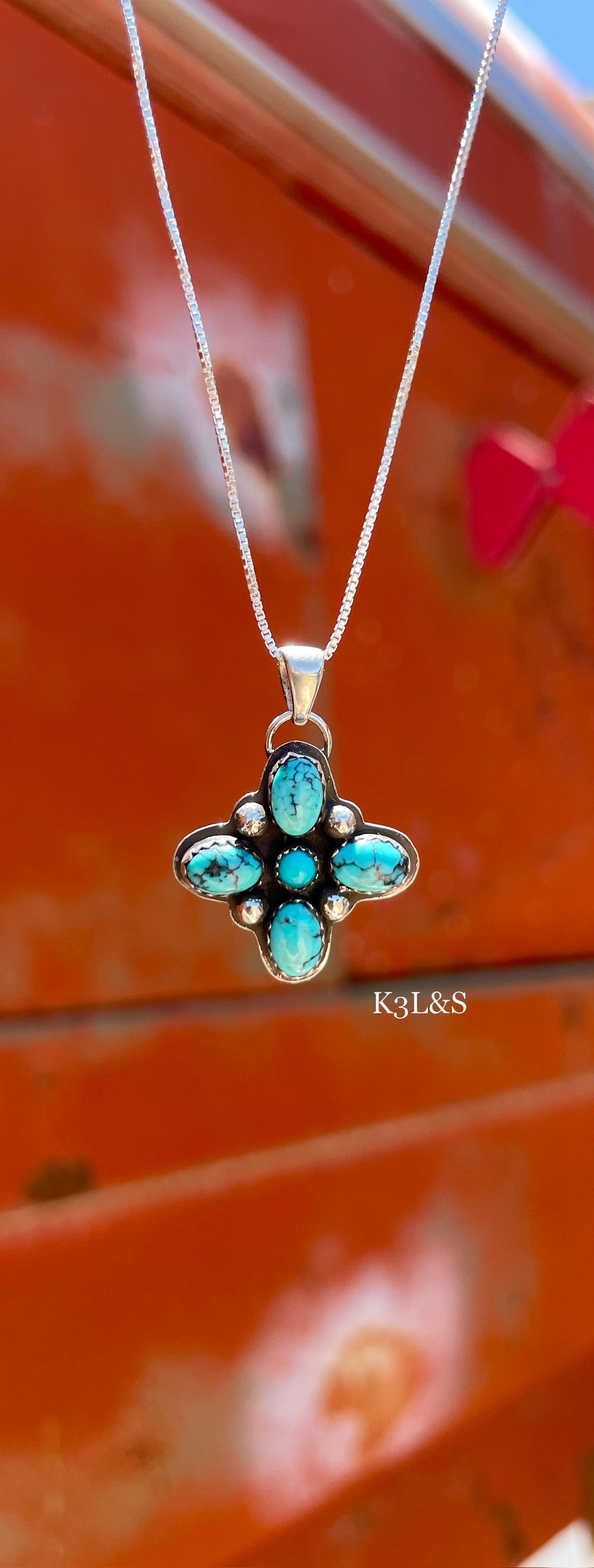 Starlight Turquoise Pendants image 6