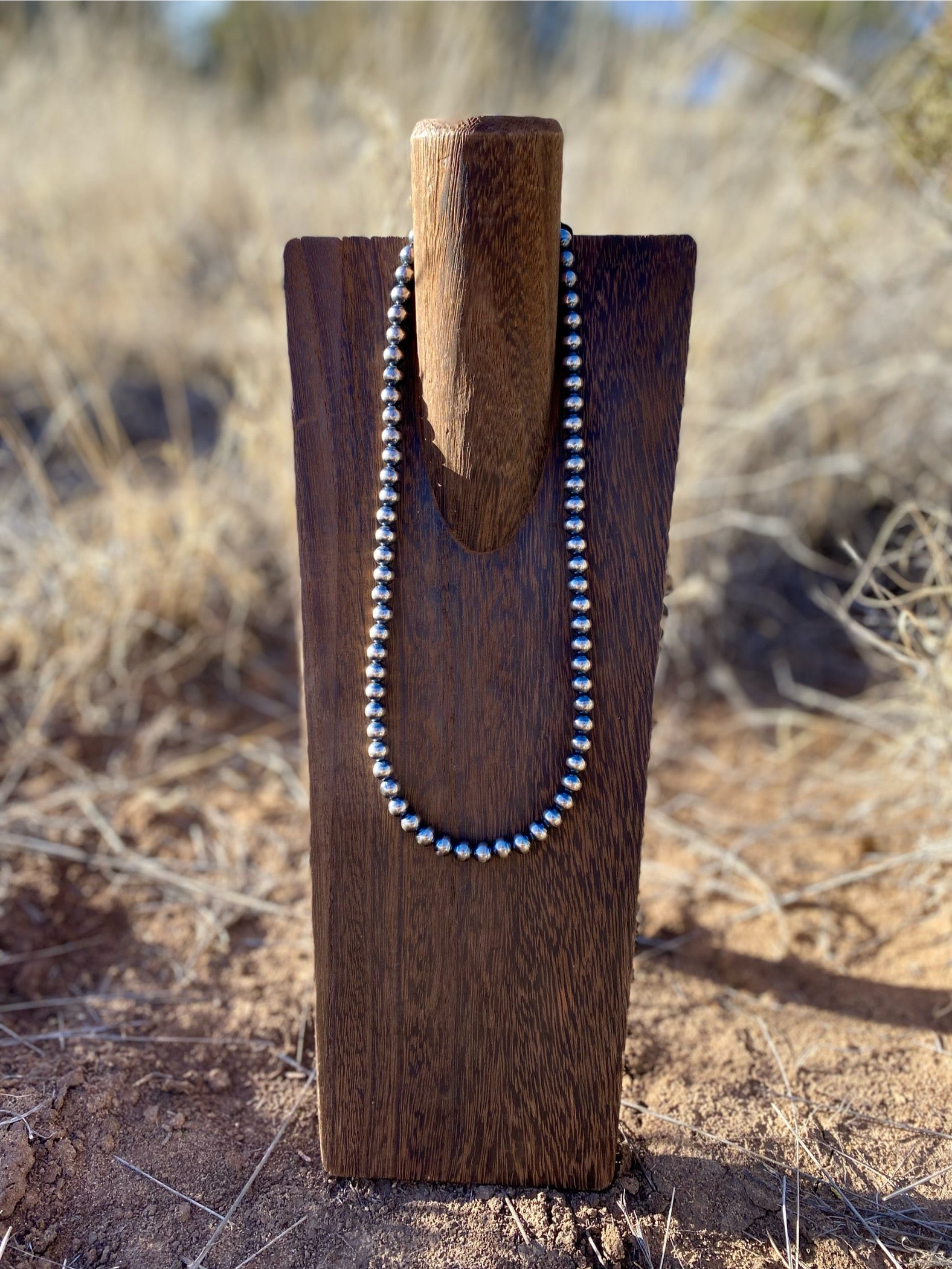 7mm Sterling Silver Pearls image 0