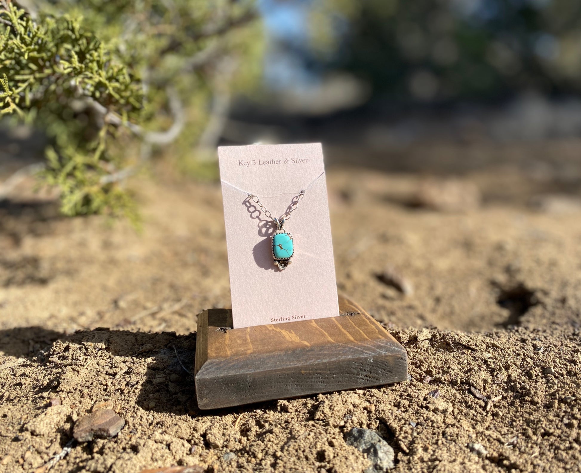 #8 Turquoise Pendant image 1