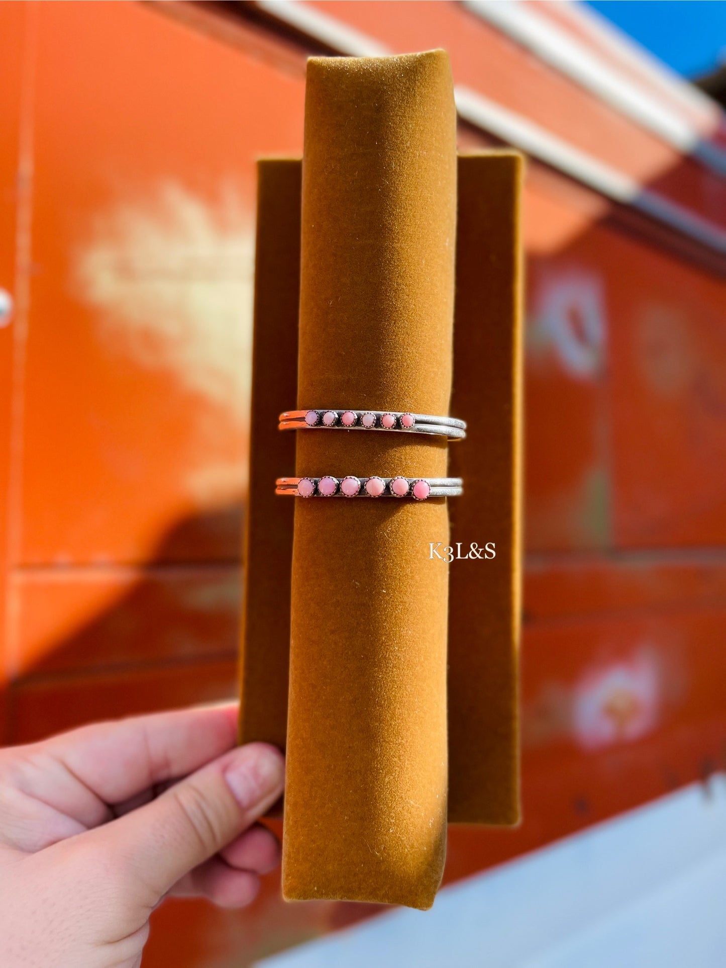 Tickle Me Pink Straight Baby Bracelets image 0