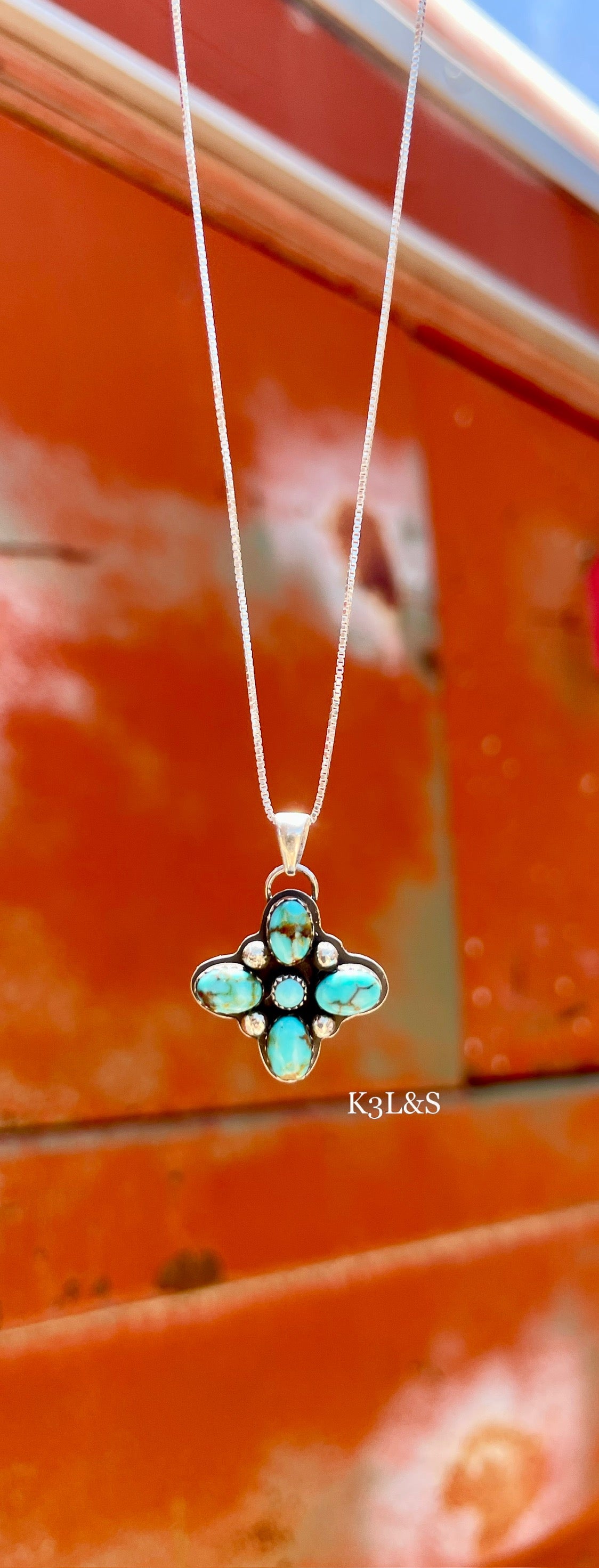 Starlight Turquoise Pendants image 1
