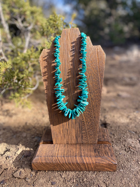 Turquoise Chip Necklace image 0