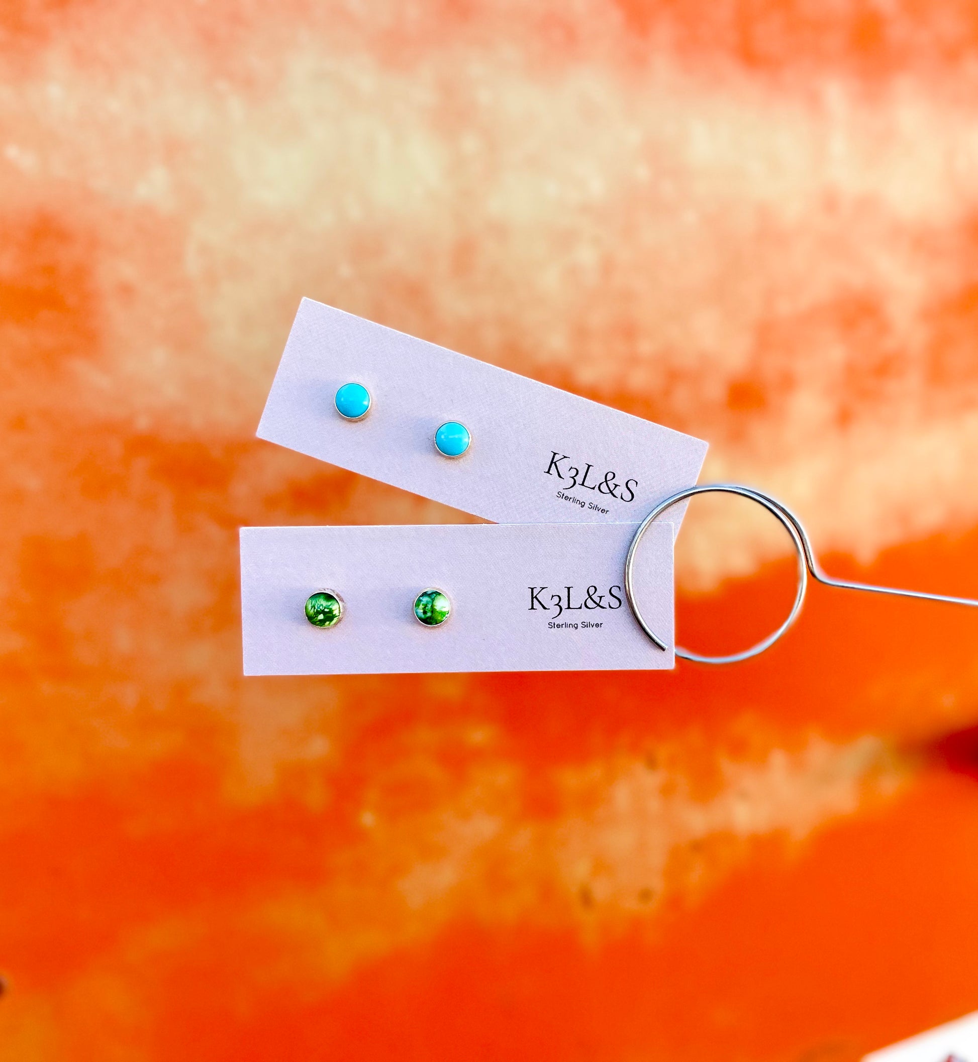 Wild Style Turquoise Studs image 0