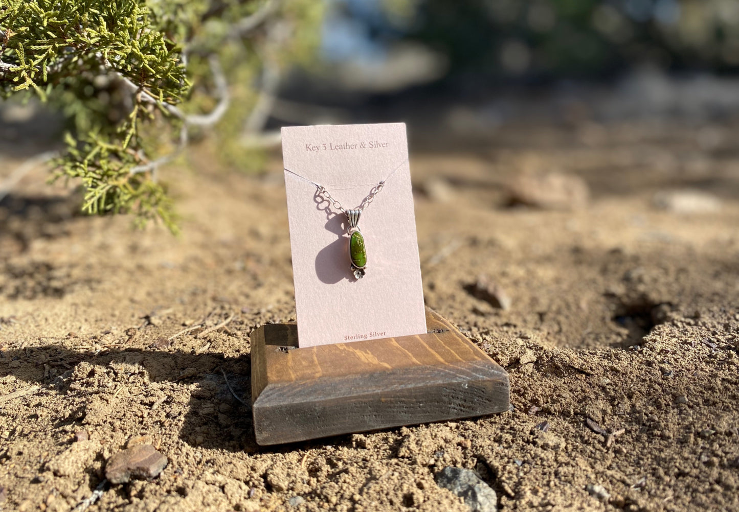 Green Turquoise Pendant image 1