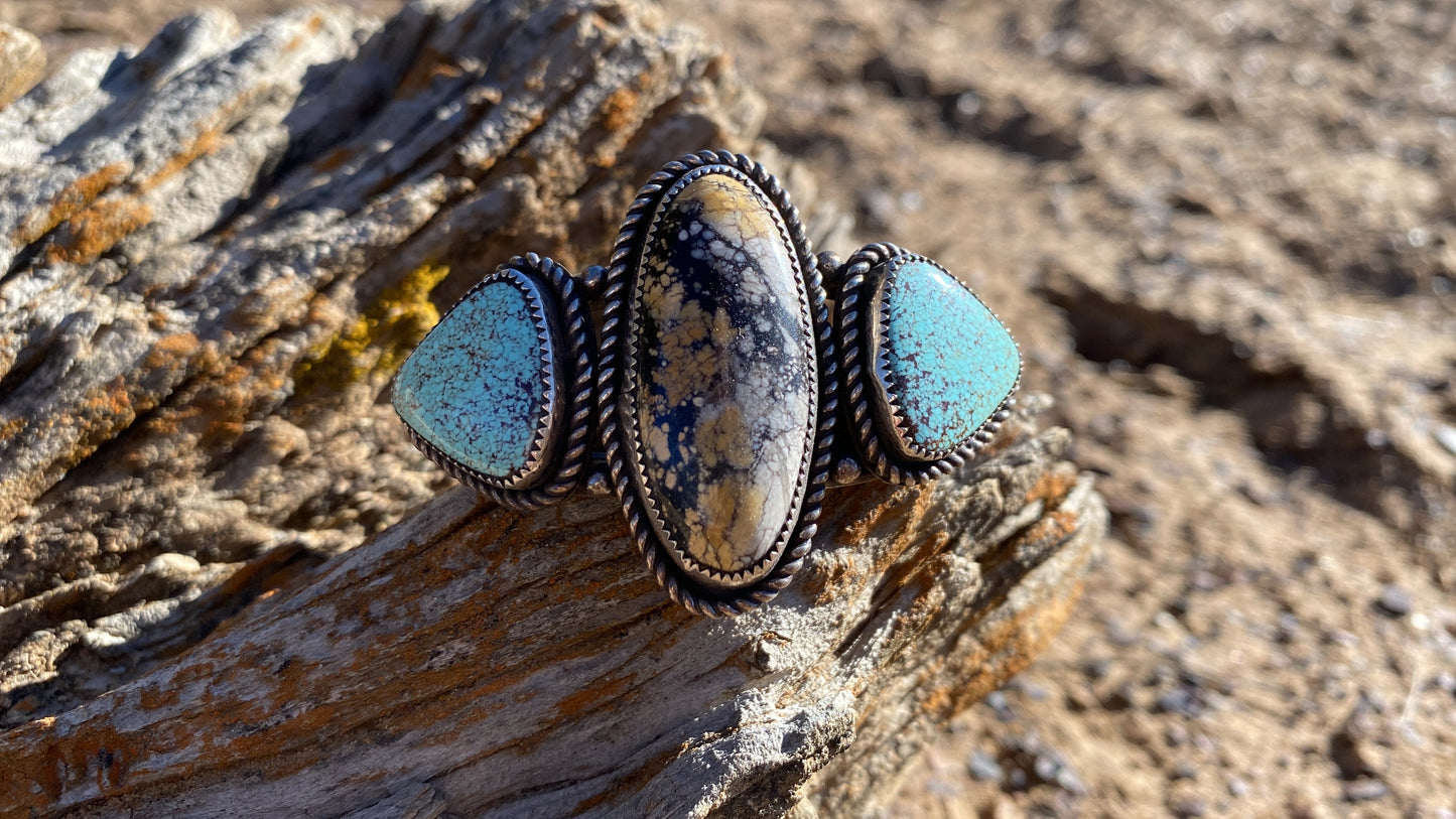 Appy and Turquoise Cuff image 1