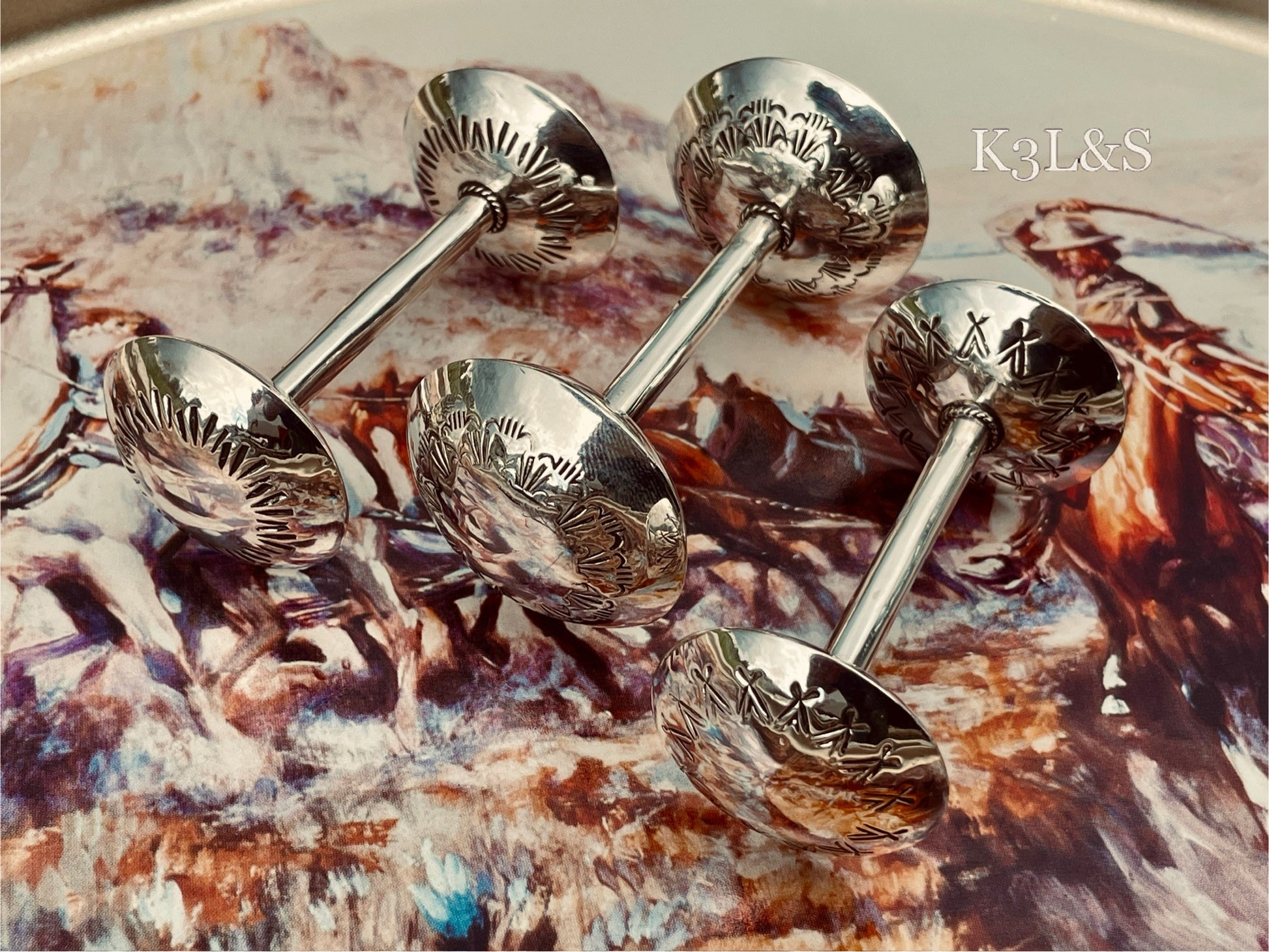 Silver Baby Rattles image 1