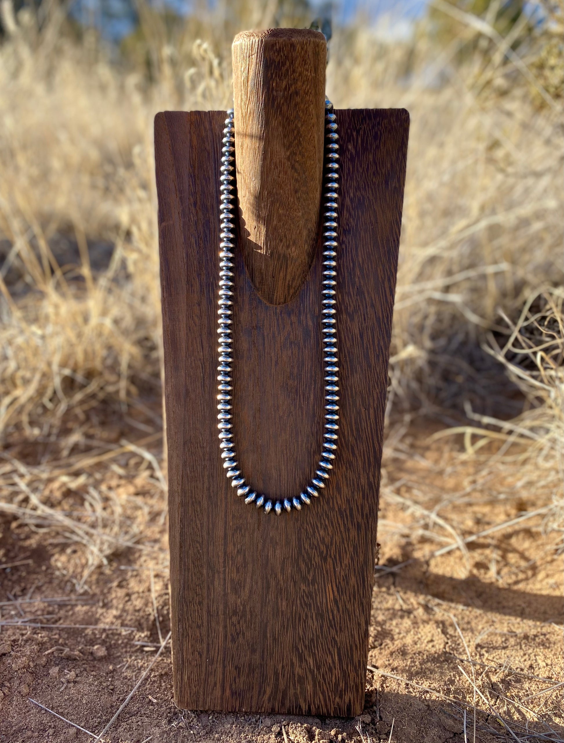 8mm Saucer Pearl Necklace image 0