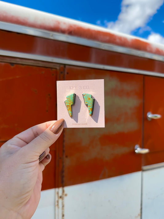 Lightning Bolt Studs