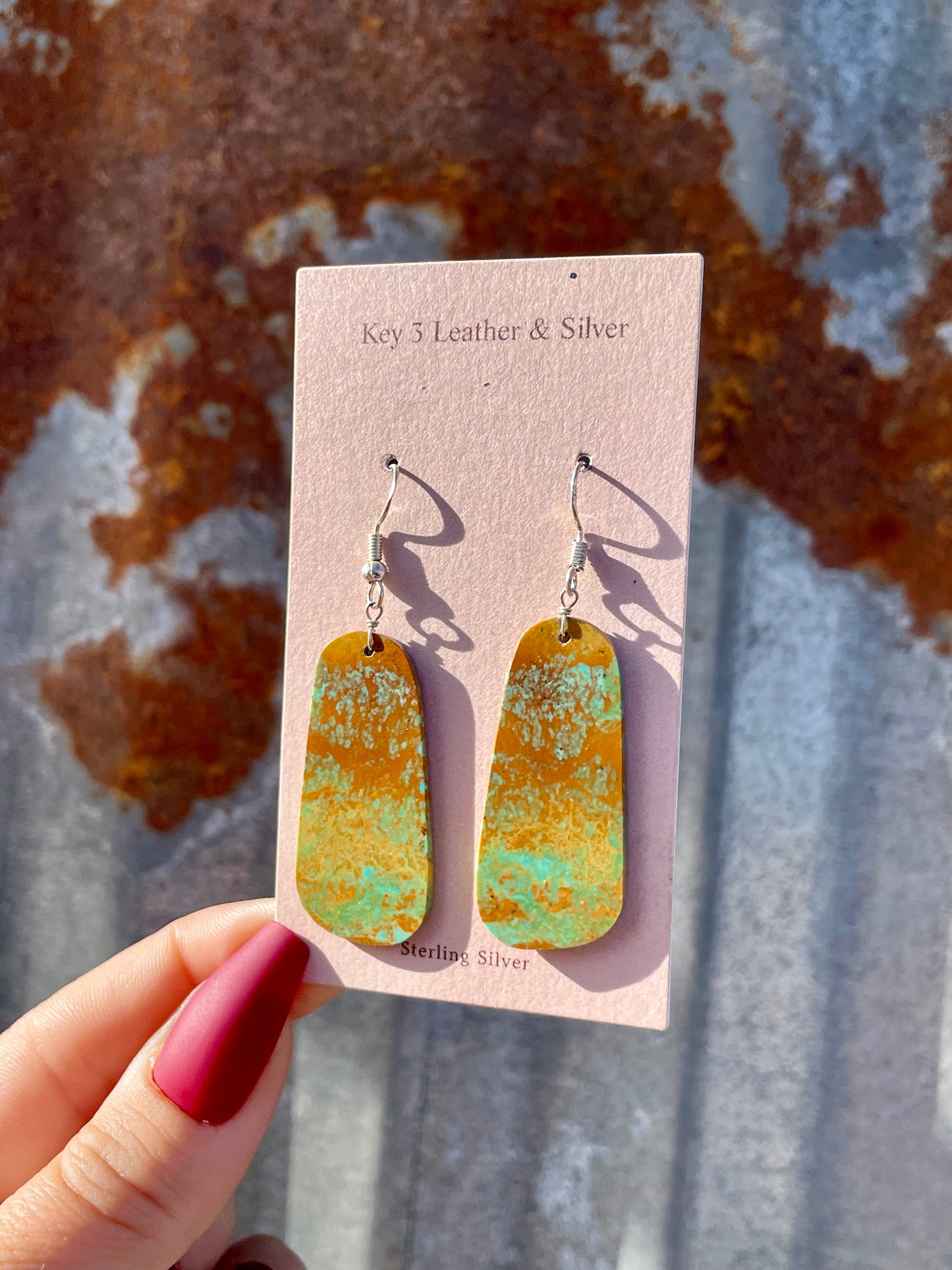 #8 Slab Earrings image 0