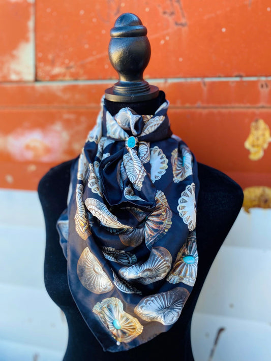 Black Conchos Wild Rag image 0