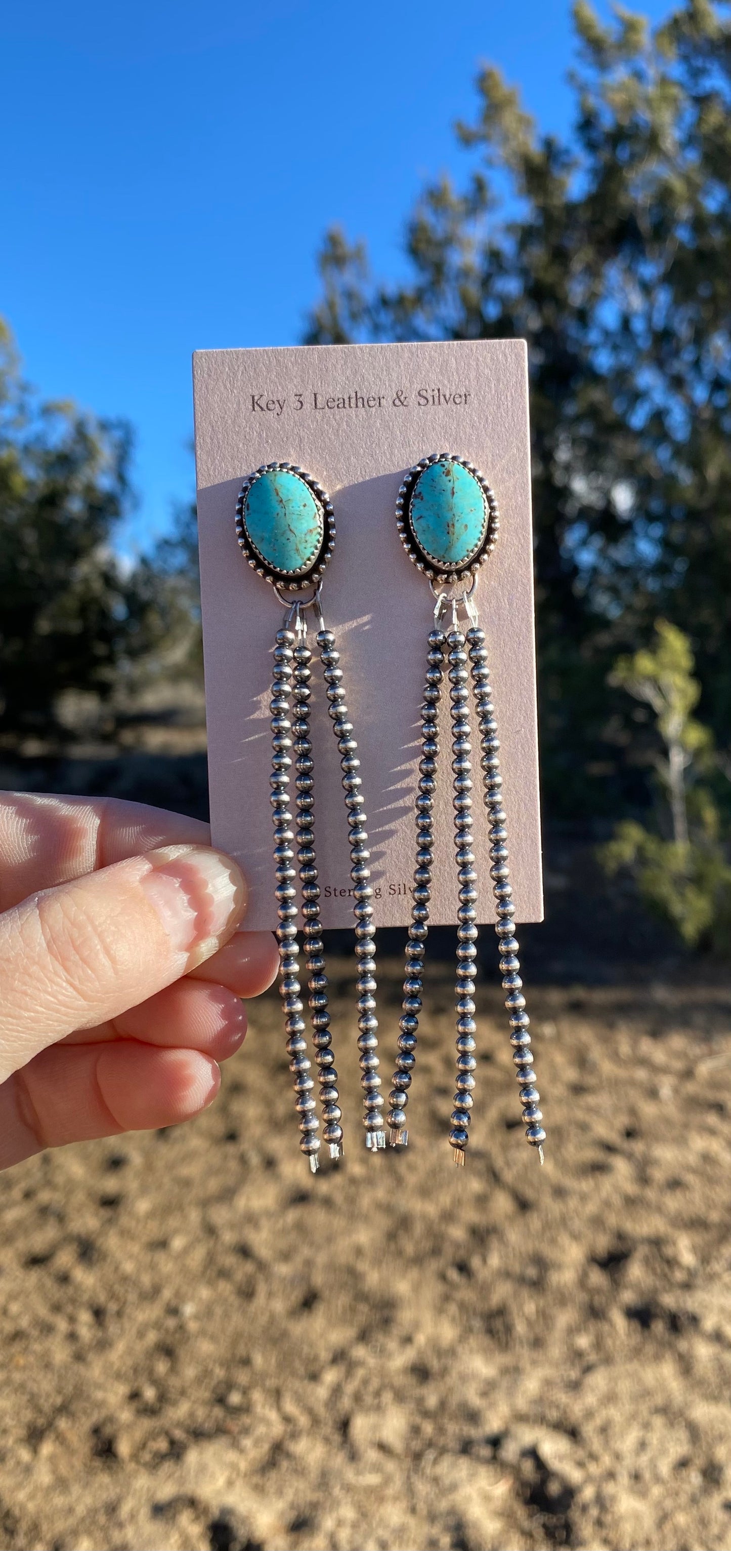 Kingman Pearl Dangles image 1