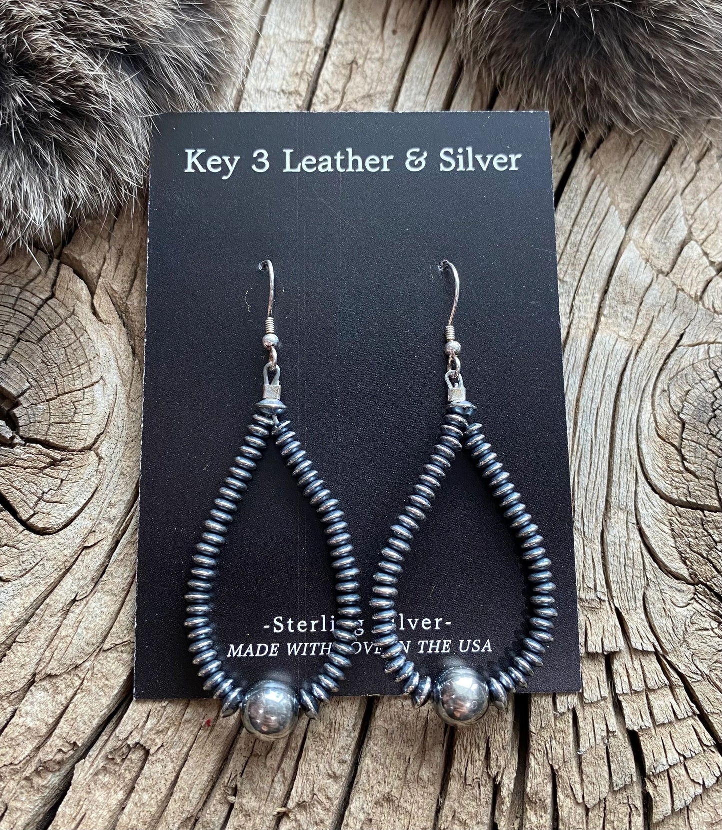 Pearl Teardrop Hoops image 0