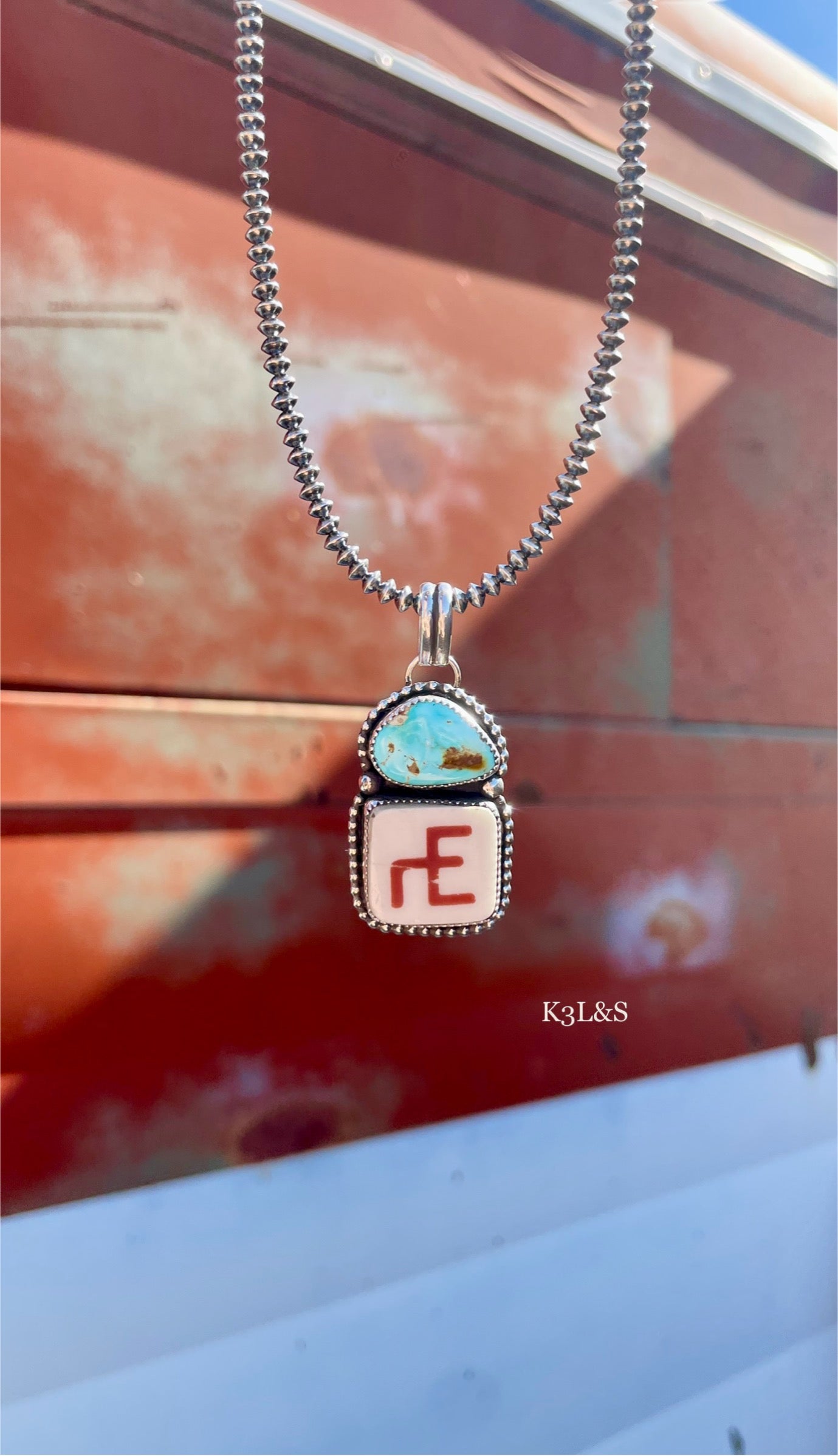 E Brand Turquoise Pendant image 0