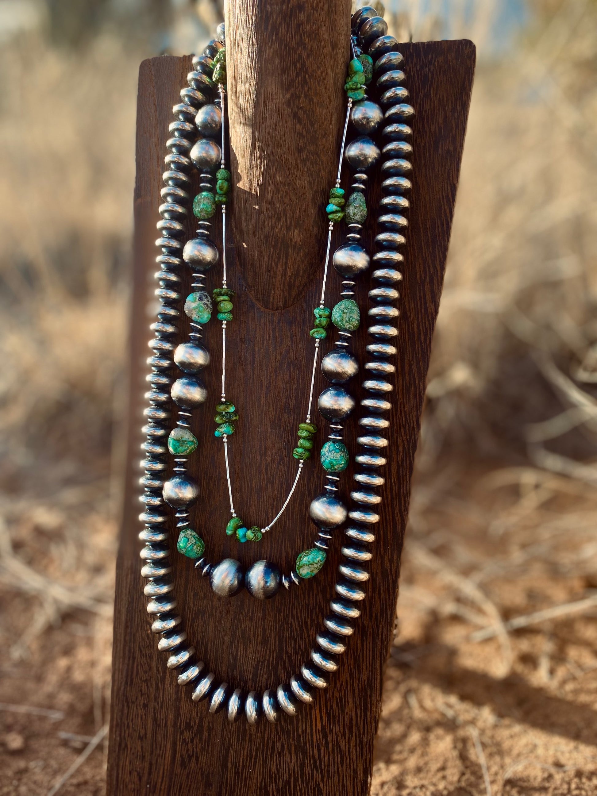 Sonoran Gold & Pearl Necklace image 2