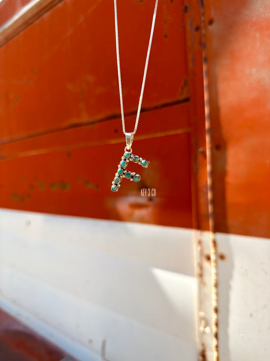 Turquoise Letters