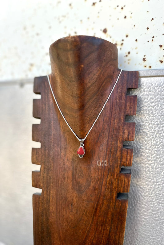 Red Rosarita Pendant