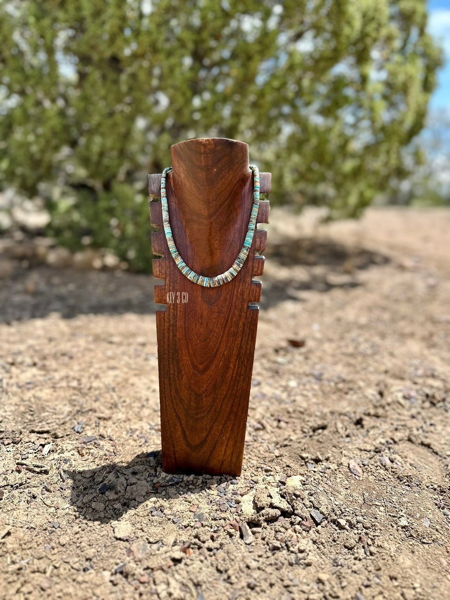 Kingman Turquoise Graduated Necklace