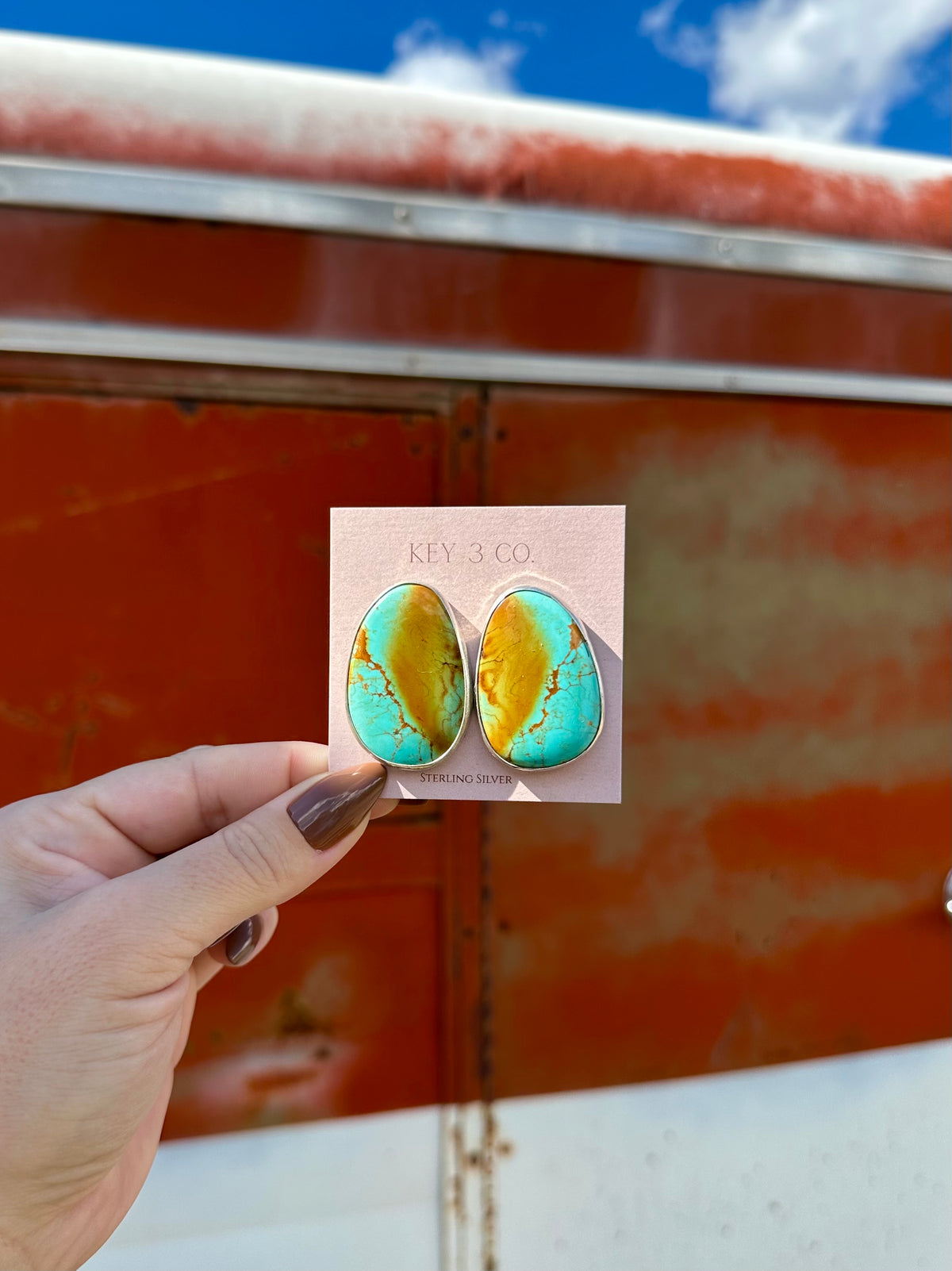 Large Turquoise Studs