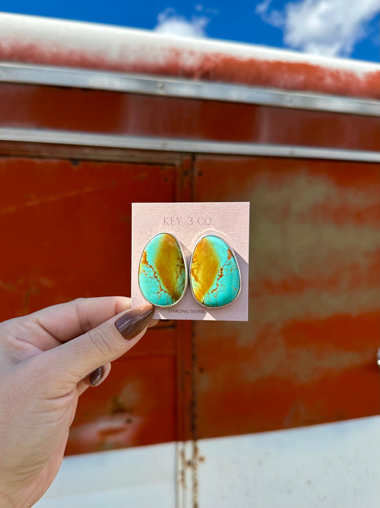 Large Turquoise Studs