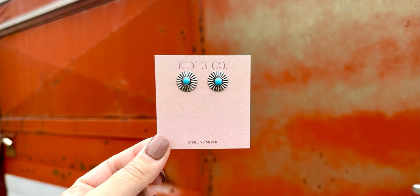Small Burst Concho Studs