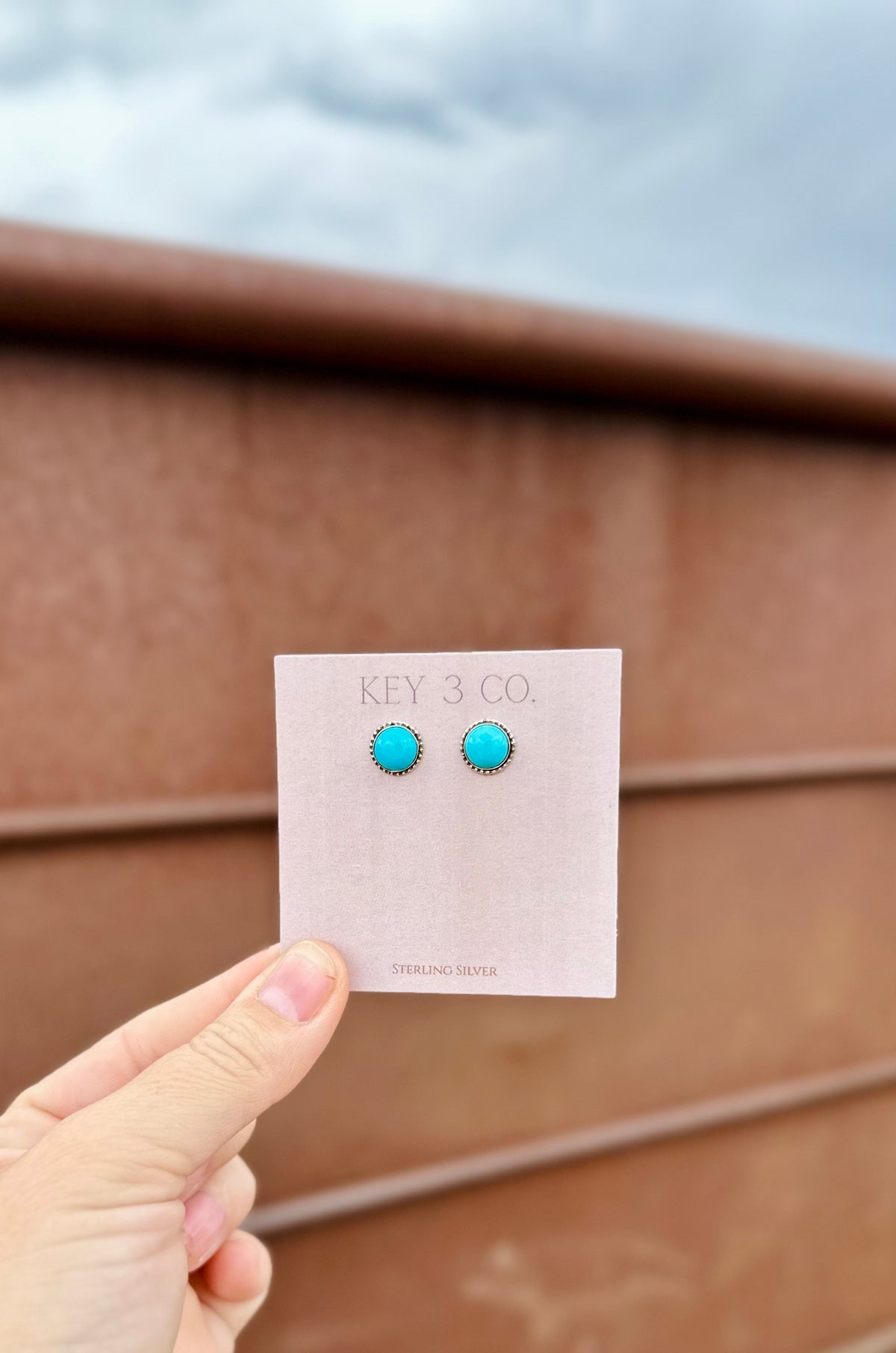 8mm Beaded Round Studs