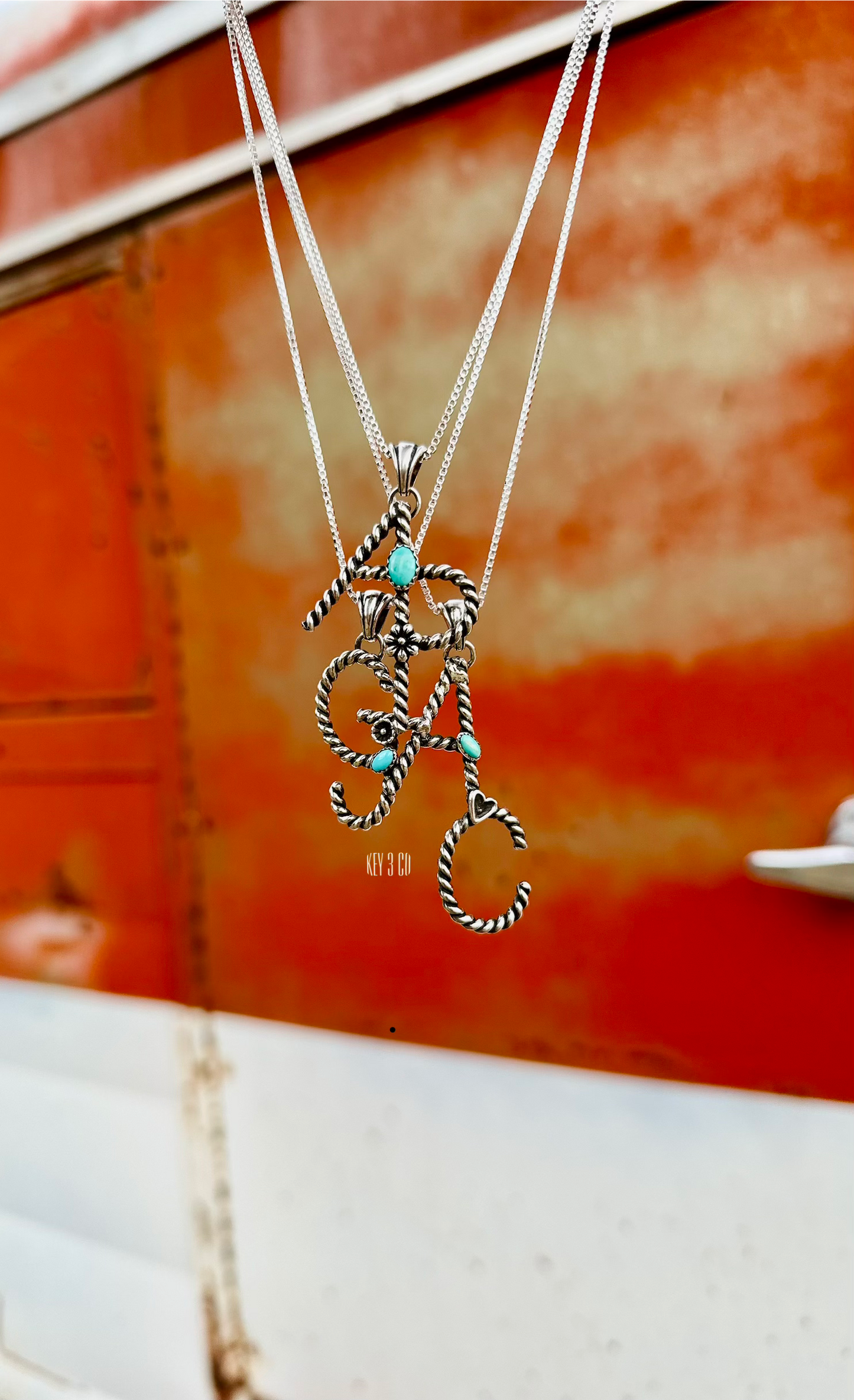 Pre-Order Twisted Brand/Initial Pendant