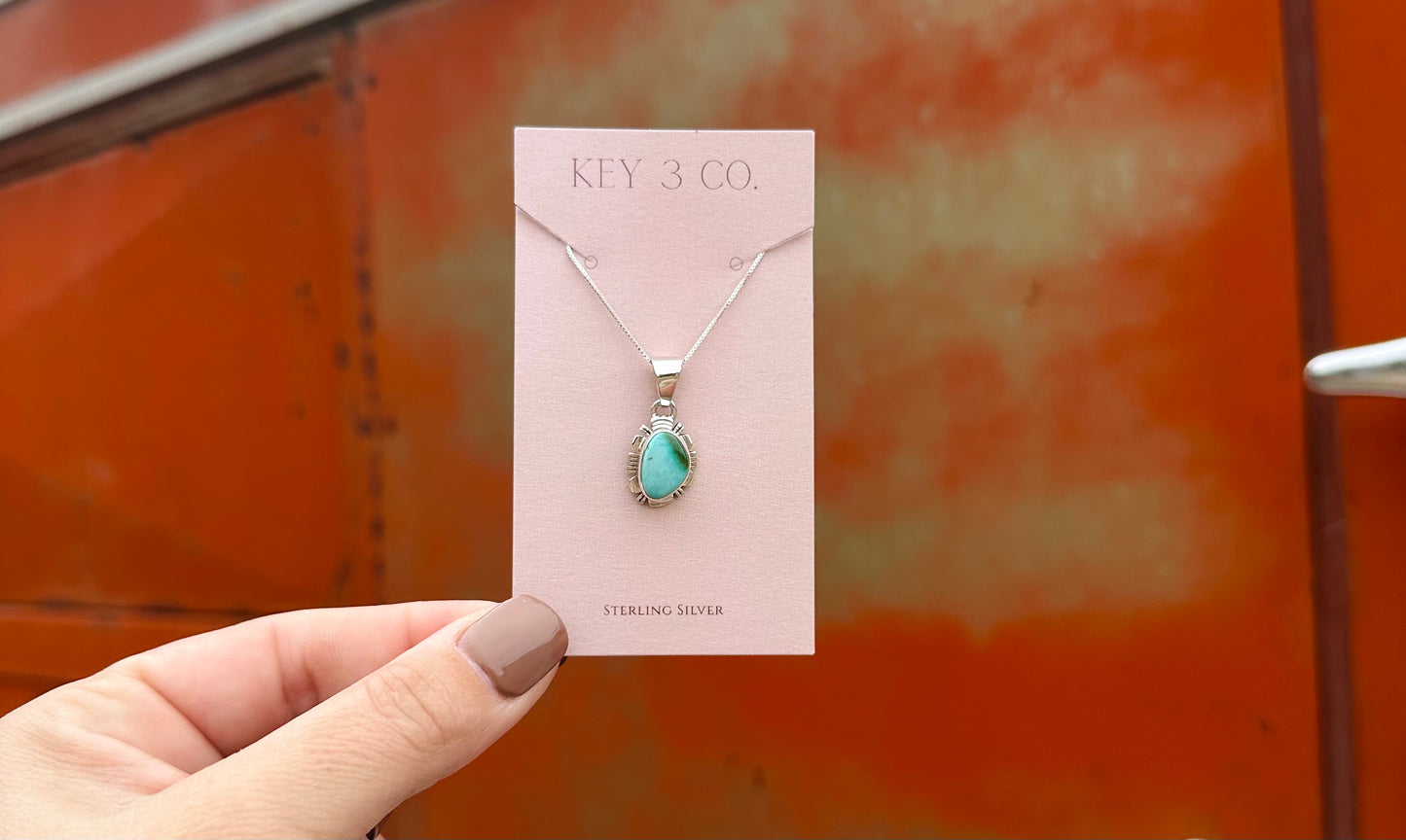 Serrated Sonoran Gold Pendant