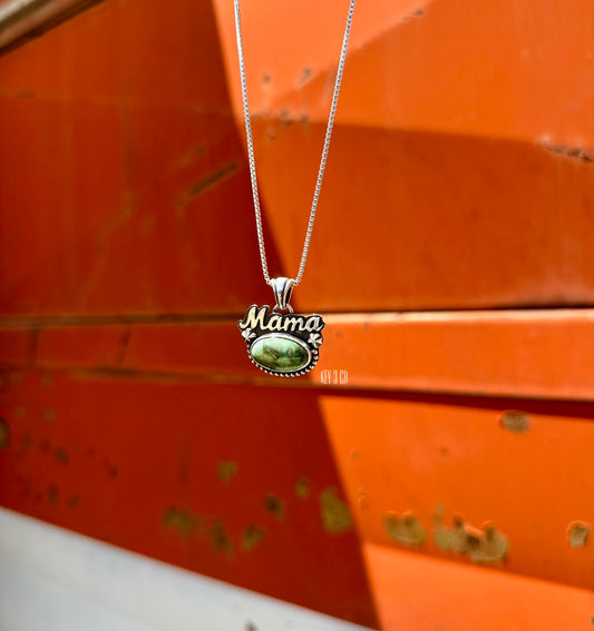 Sonoran Mountain/Green Turquoise Mama (Pendant Only)
