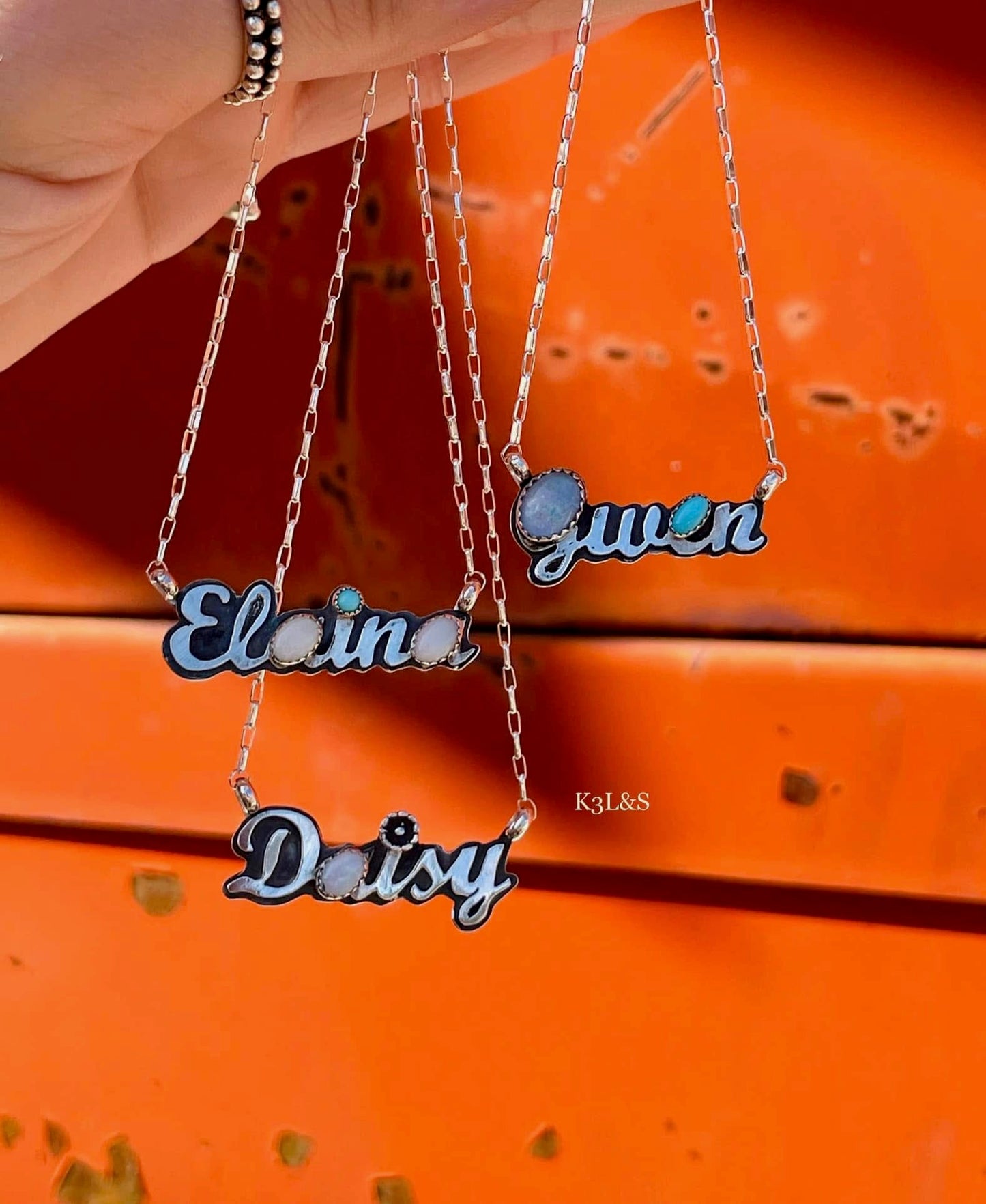 Pre-Order Embellished Name Necklace  (Up To 10 Letters)