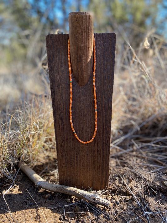 Orange Spiny Necklace image 0