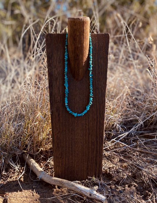 Turquoise Chip Necklace image 0
