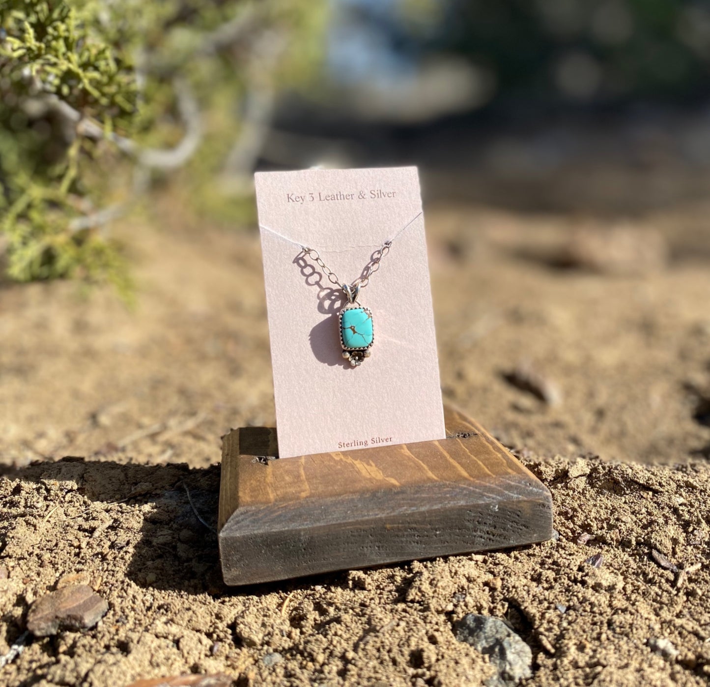 #8 Turquoise Pendant image 0