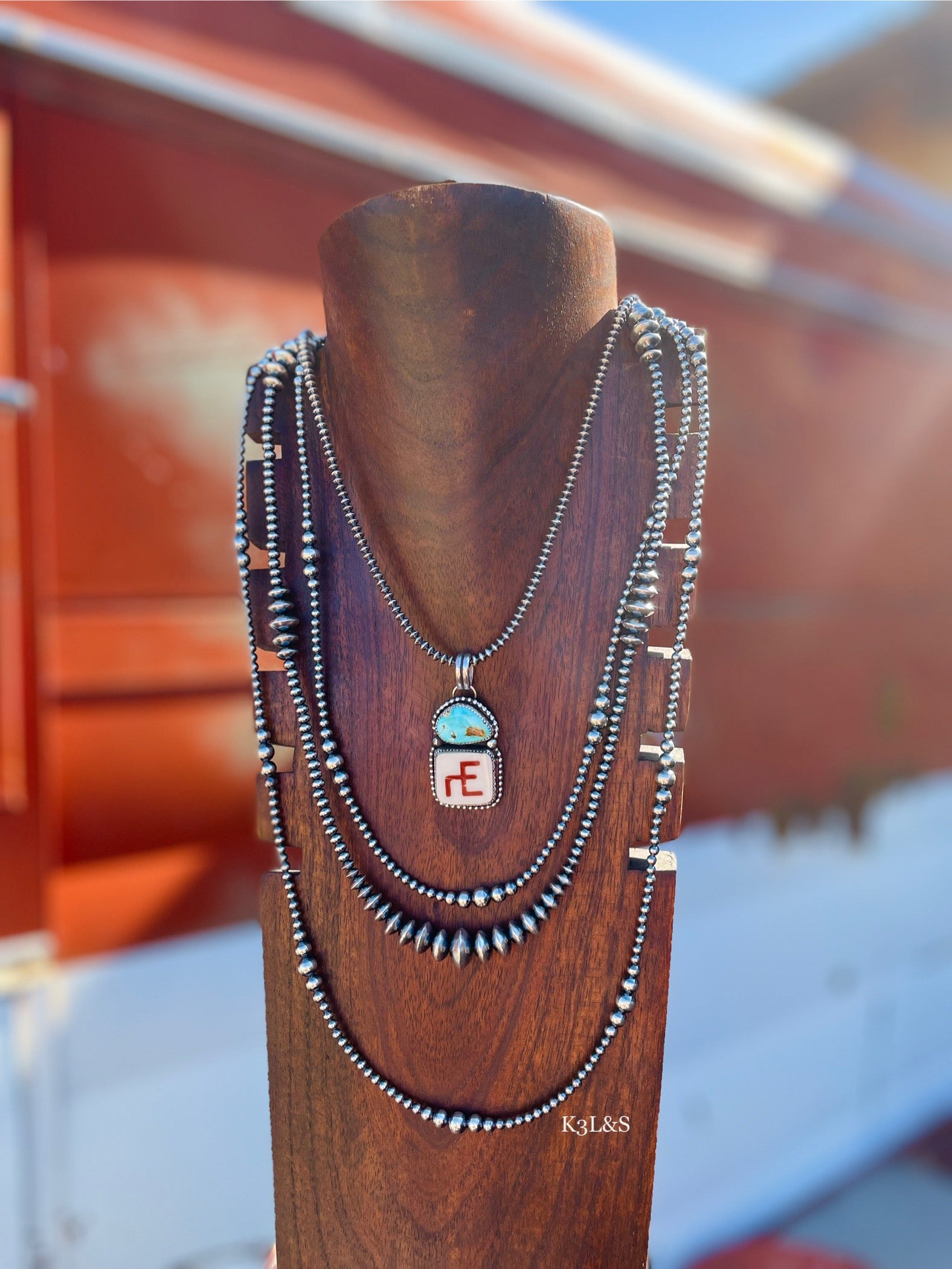 E Brand Turquoise Pendant image 1