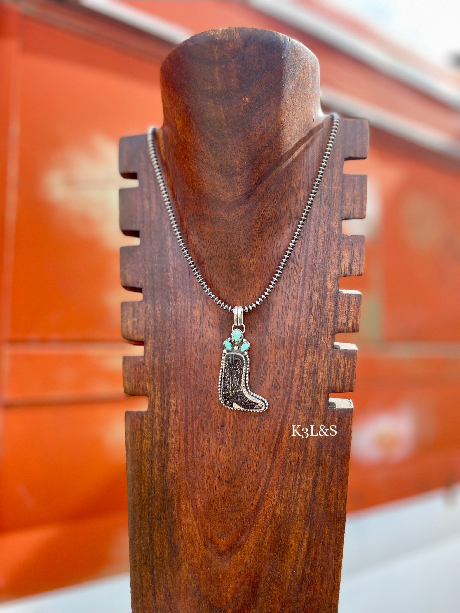 Black Boot Pendant image 0