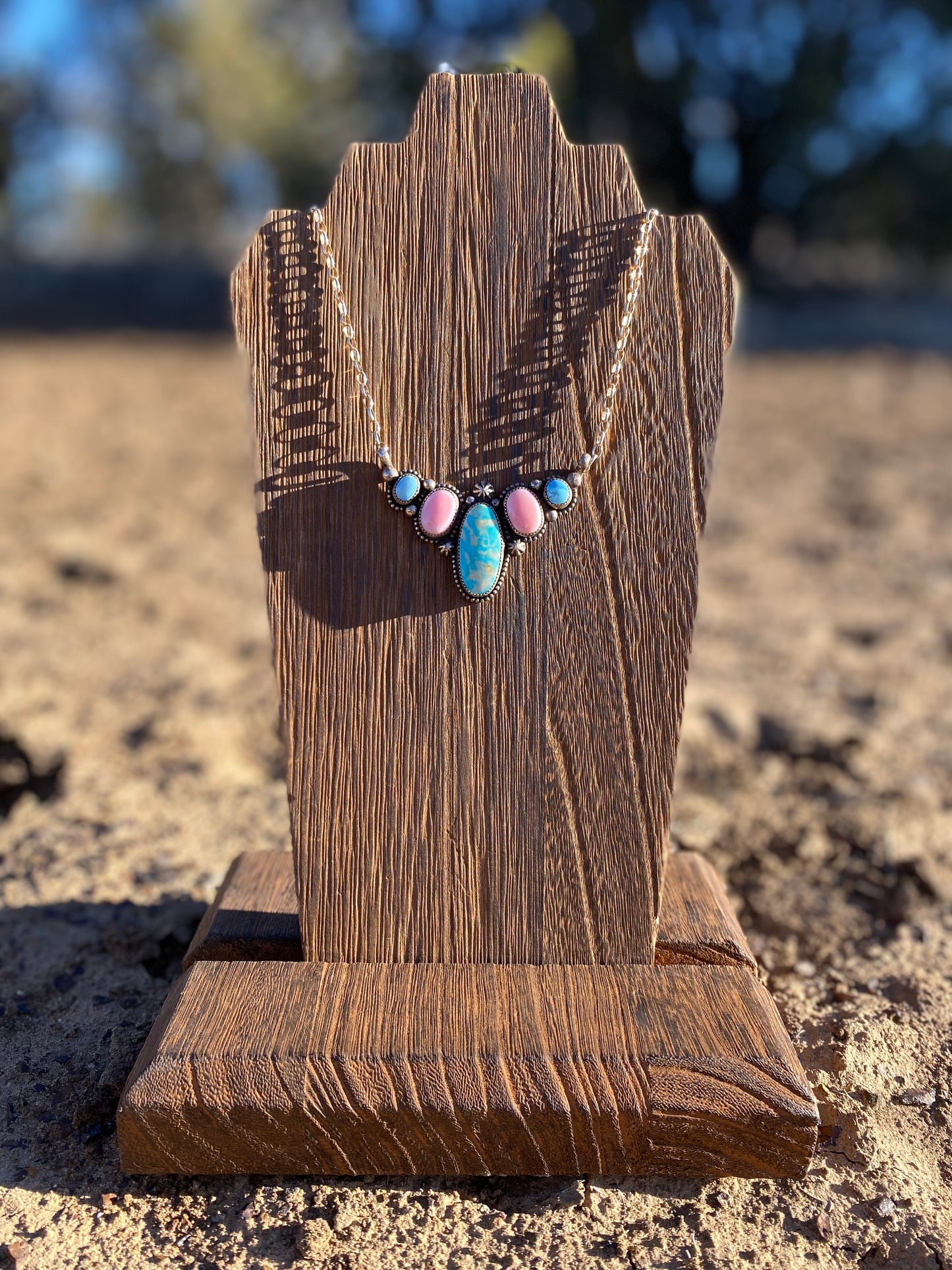 Turquoise Multi Stone Necklace image 0