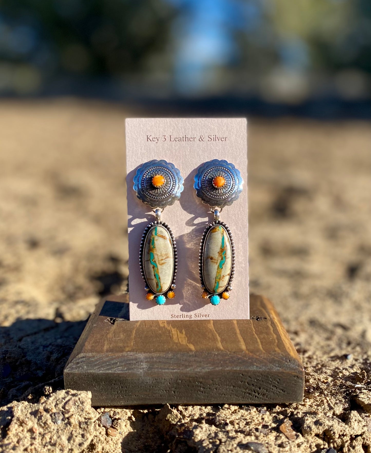 Green Ribbon Earrings image 1