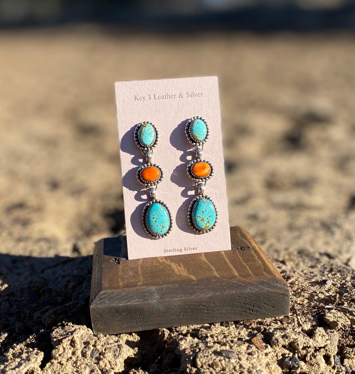 Blue Monday Earrings image 0