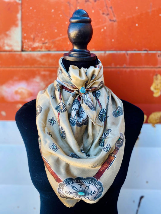 Cream Conchos Wild Rag image 0