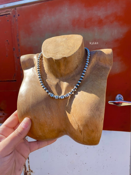 Pre-Order Pearl Name Necklace image 0